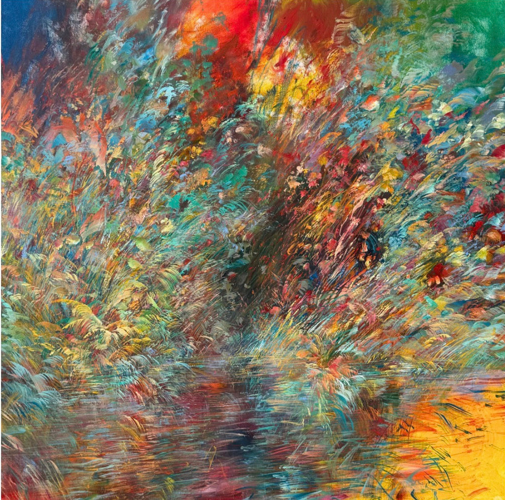 Summer Breeze by Carlos Azanedo — Original Oil on Canvas Painting