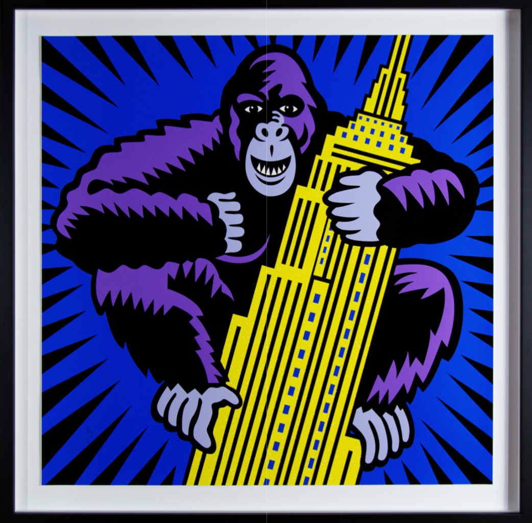 Burton Morris – King Kong – Silkscreen with Diamond Dust, Edition of 80