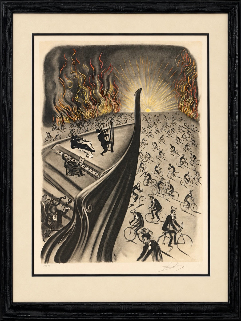 Salvador Dali-Symphony Bicyclette