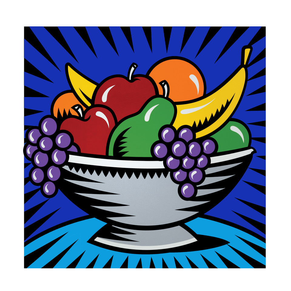 Fruit bowl Still Life - Pop-Out / 3-D image