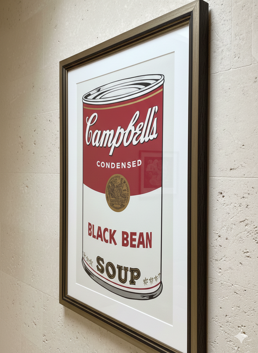 Andy Warhol_Campbell Soup 1 Black Bean Soup, 1968
