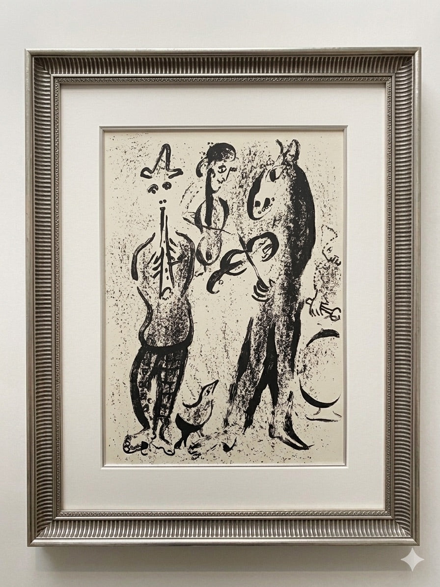 Marc Chagall-The Mountebanks