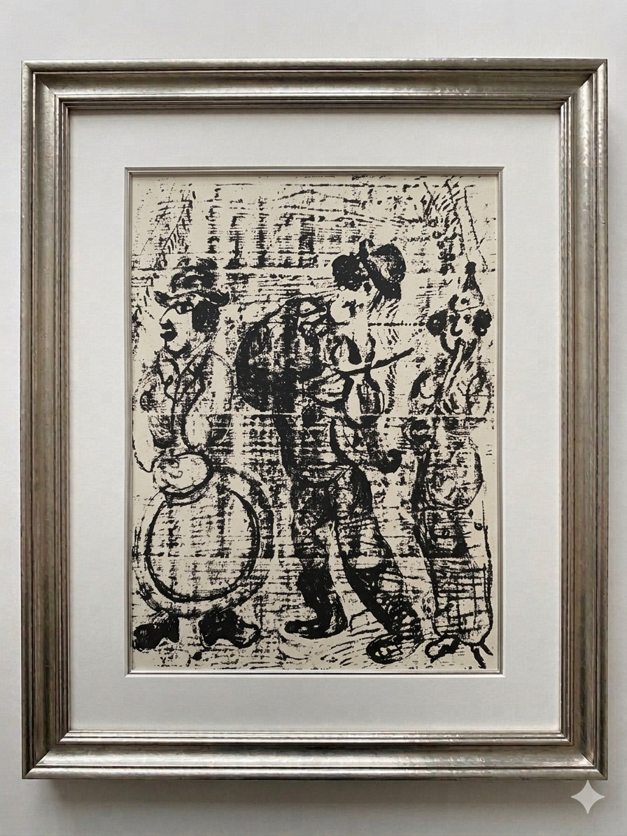 Marc Chagall-Wandering Musicians