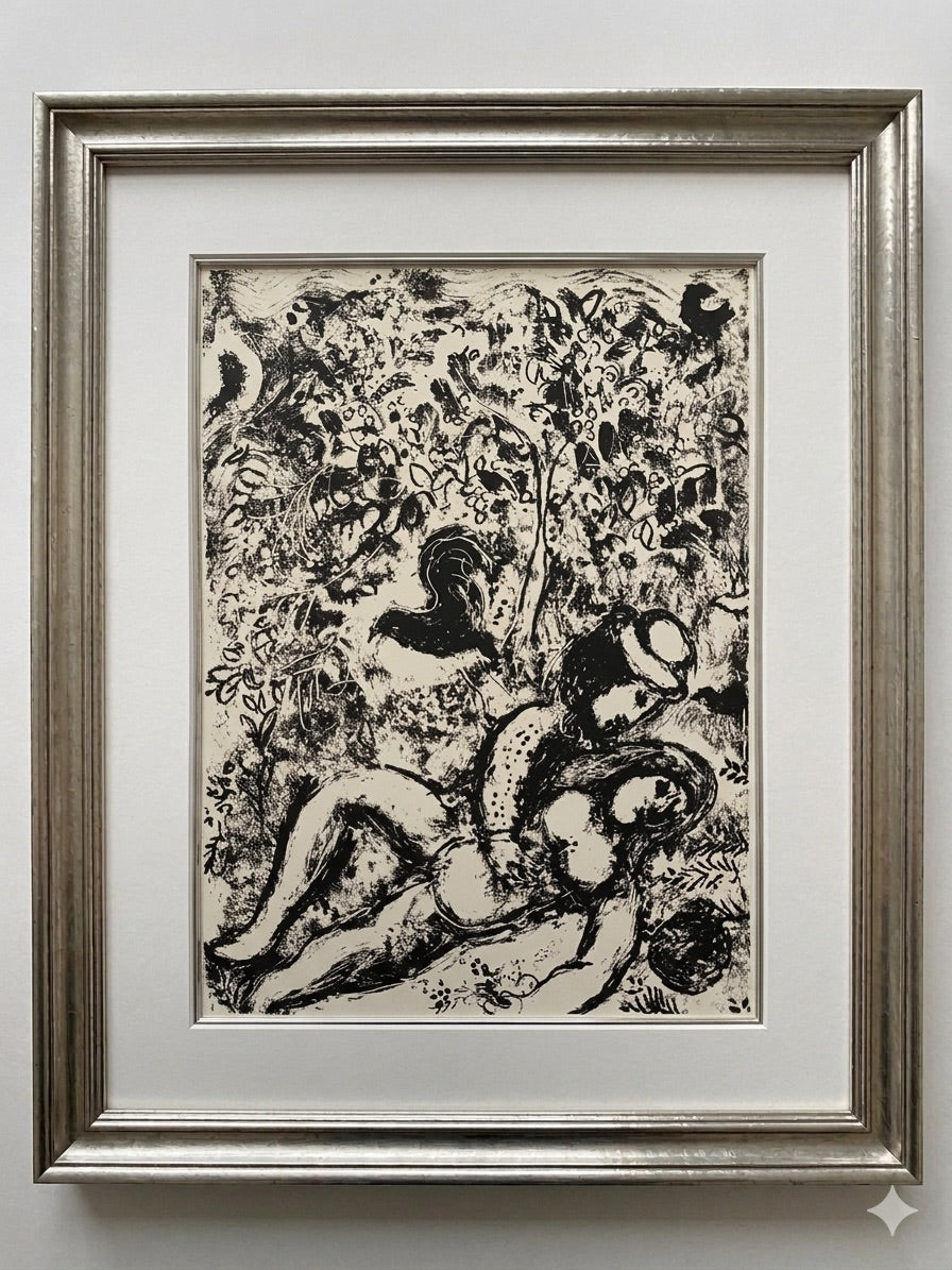 Marc Chagall-The Pair in the Tree