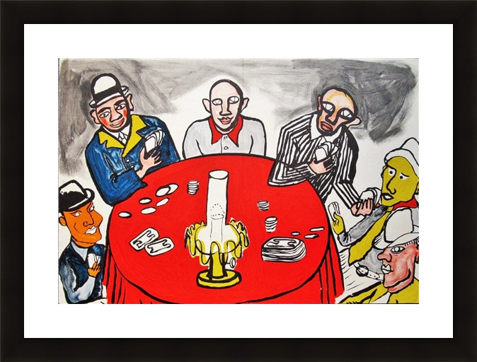 Poker players Plate 5 DLM #212