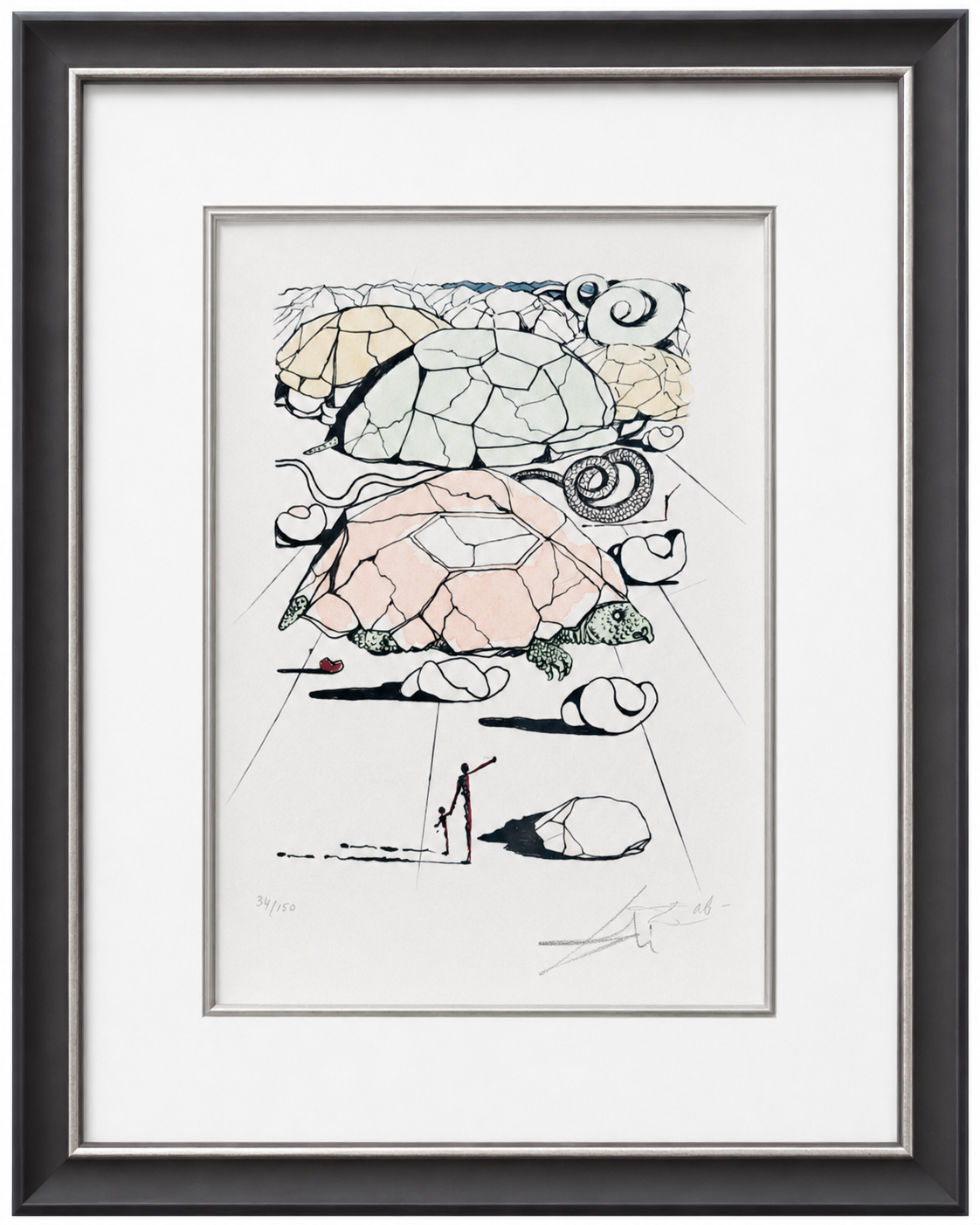 Salvador Dali-Turtle Mountains