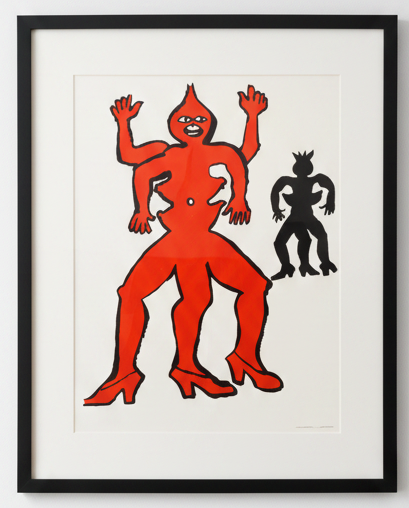 Alexander Calder - Derrière le Miroir #212 Framed Mockup