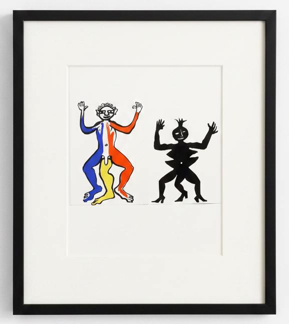 Calder Plate 7 — Contemporary Black Frame